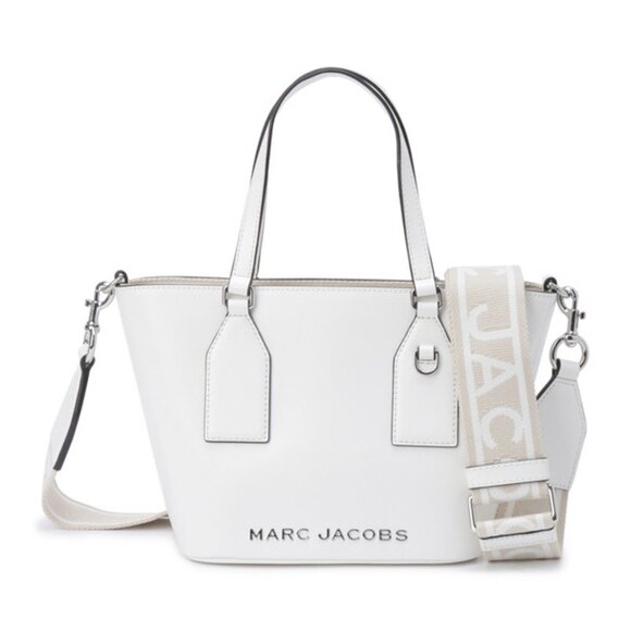 Marc Jacobs NWT Trademarc Small Tote | White | Retails $350 - Picture 1 of 9